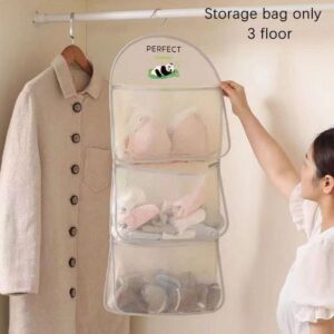 3-Tier Hanging Storage Organizer Bag
